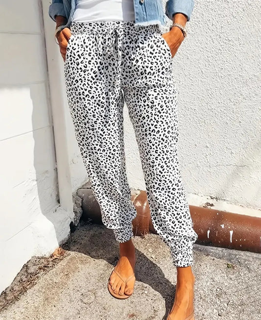 Light Weight Leopard Jogger (Final Sale)